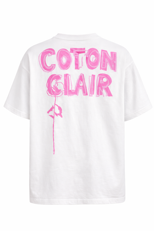 T-shirt Coton Clair Blanc