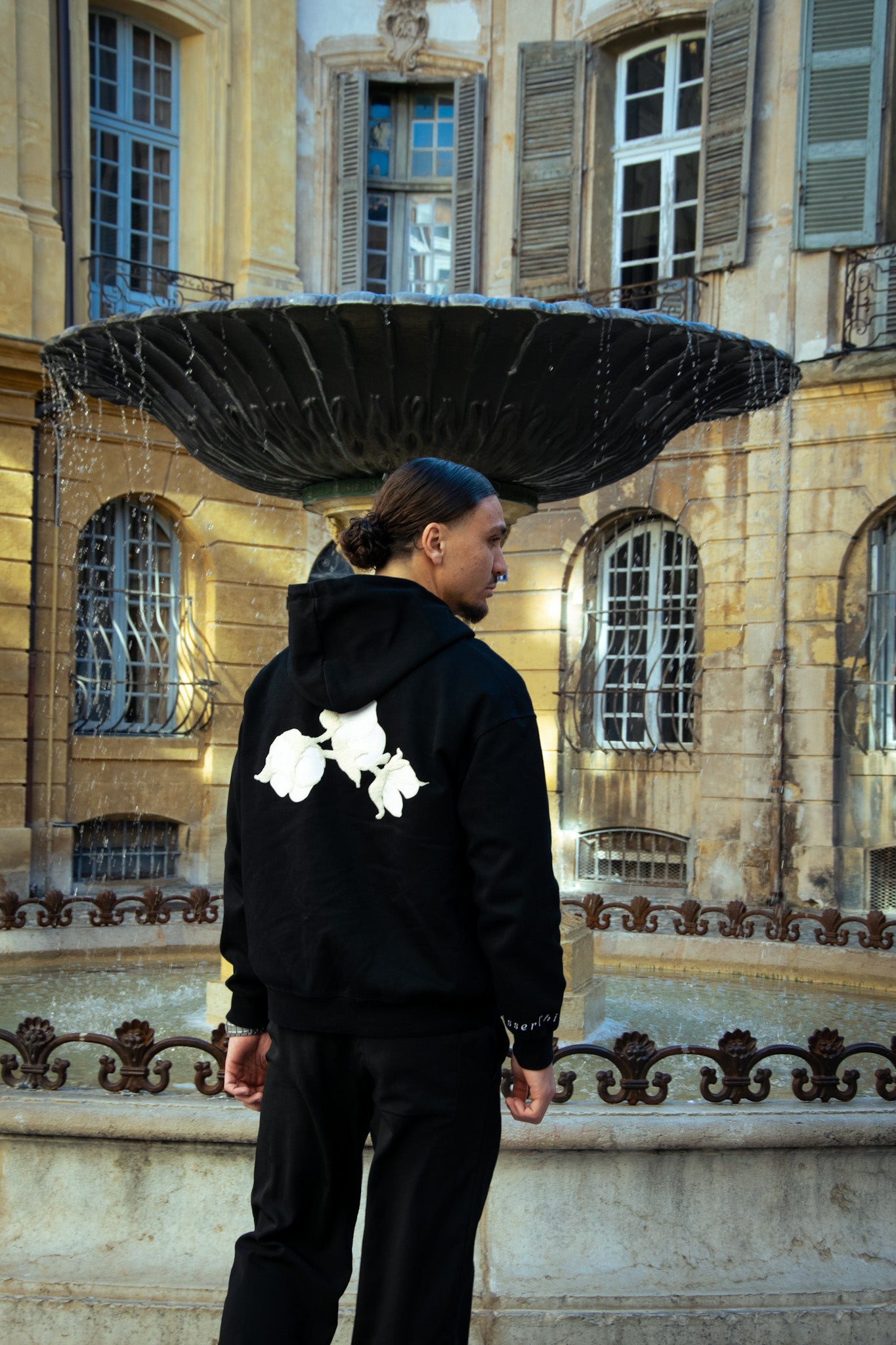 Veste zippée Noire – Coton Clair